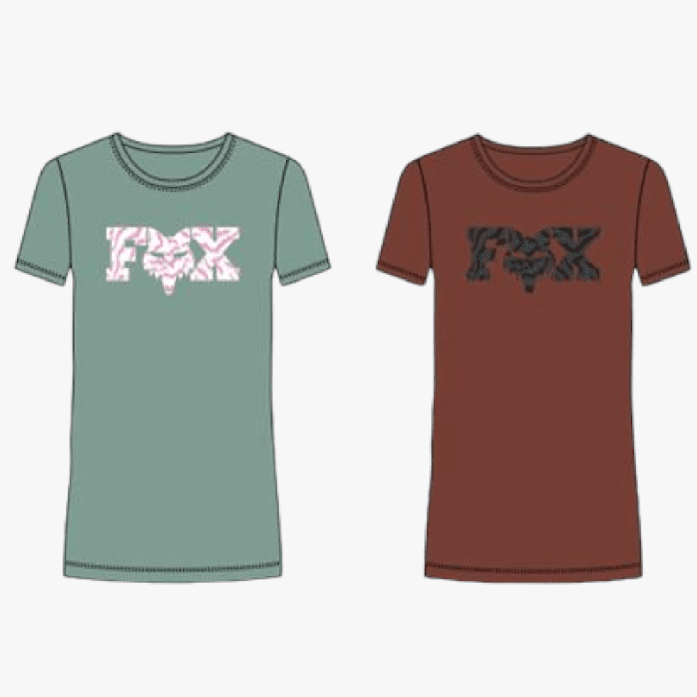 Fox Womens Nuklr Short Sleeve Tee Gunmetal | Fox