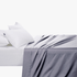 Cotton Co T400 Double Fitted Sheet Extra Depth 137X200 40 Grey Cotton Co