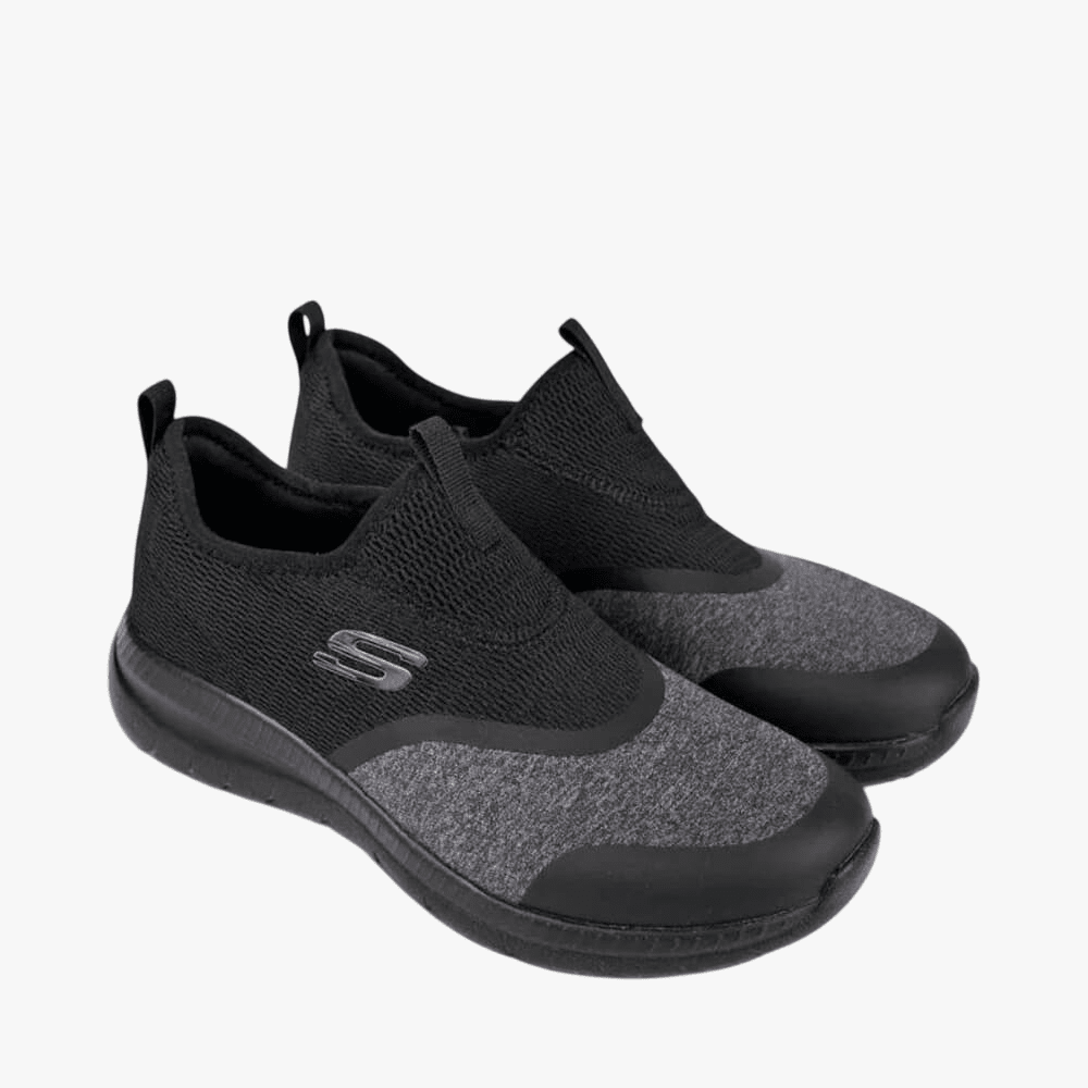 Skechers Womens Bountiful Sneaker Black Black | Skechers