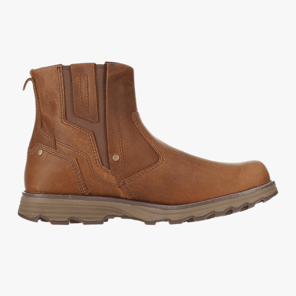 Caterpillar Mens Evander 2.0 Chelsea Boot Dark Beige Brands Megastore