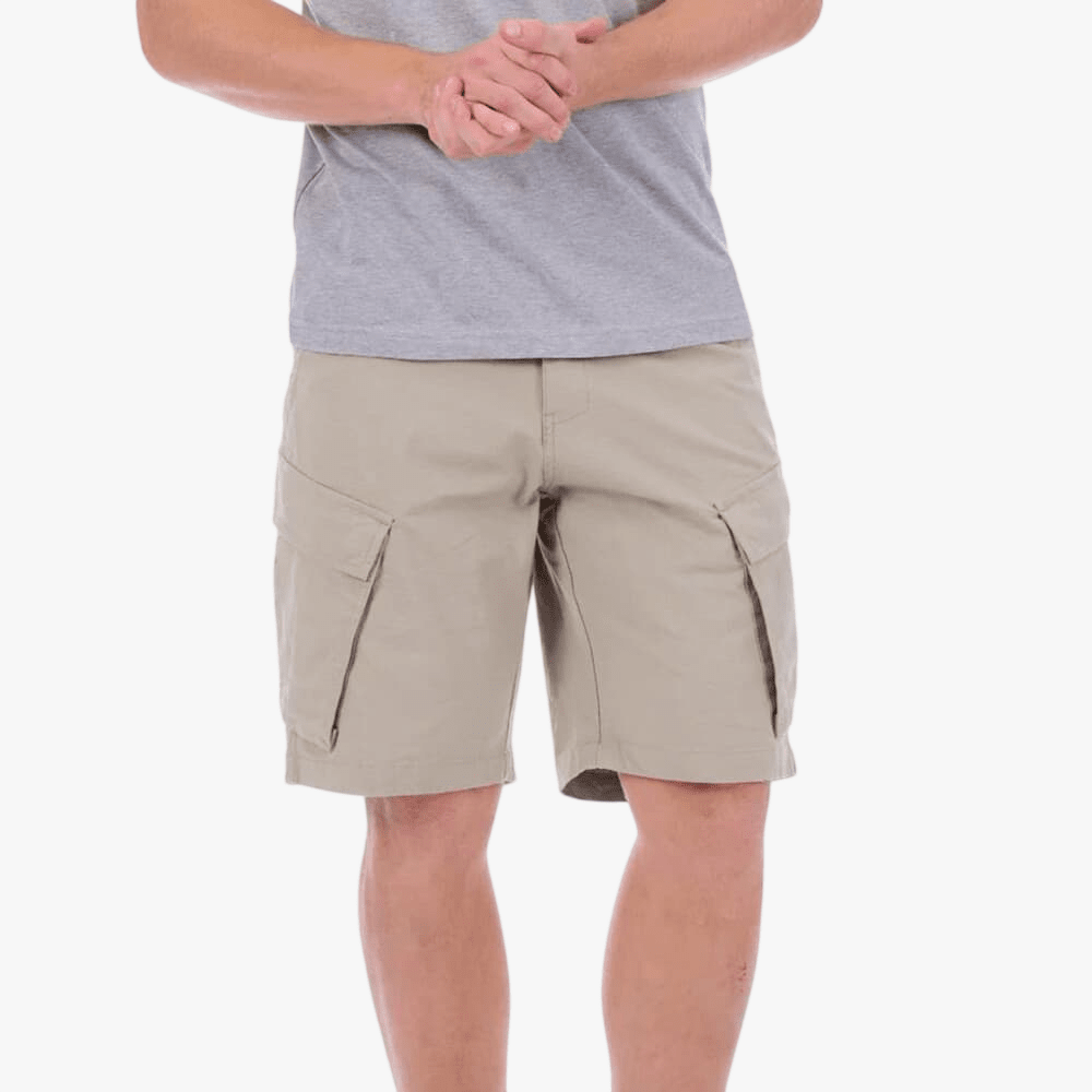 Fox Mens Risk Cargo Ripstop Walk Shorts Stone | Fox
