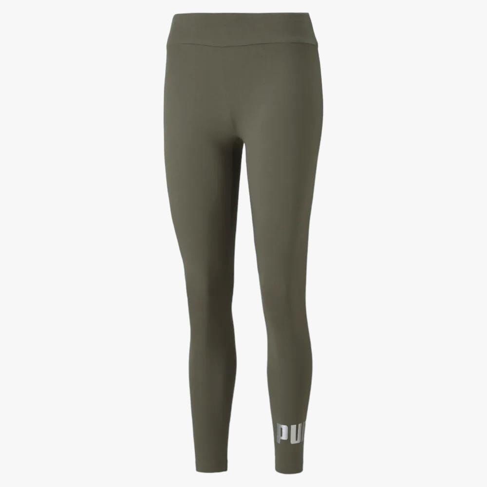 Puma Womens Ess+ Metallic Leggings Grape Leaf Puma