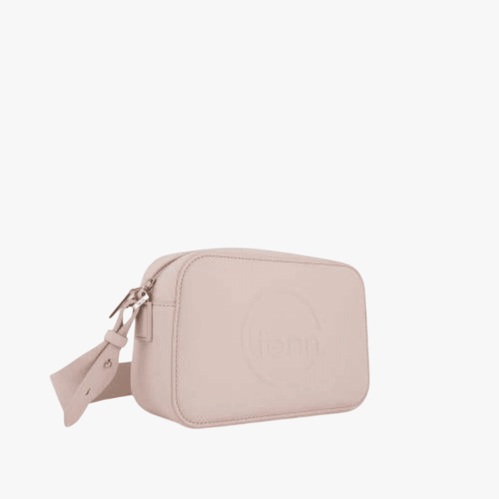 Fenn Pastel Pink Silver Crossbody Bag | Fenn