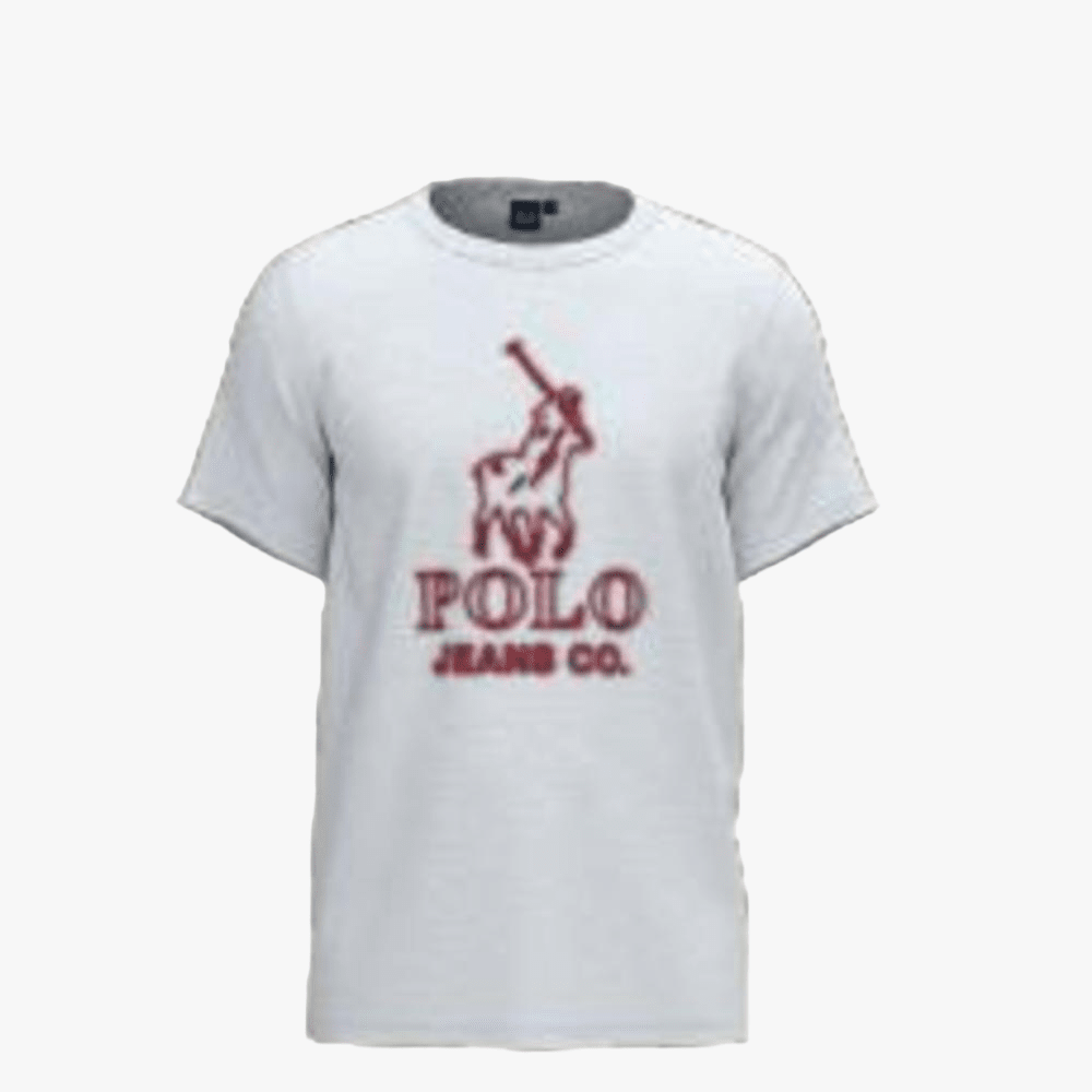 Polo Mens Pjc Glow Logo Short Sleeve Tee White | Polo