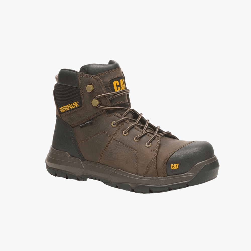 Caterpillar Mens Crossrail 2.0 Ct S3 Wr Hro Src Steel Toe Boot Dark Coffee Caterpillar