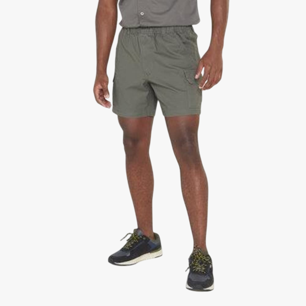 Jeep Mens Hurricane 14Cm Elastic Cargo Short Olive Jeep