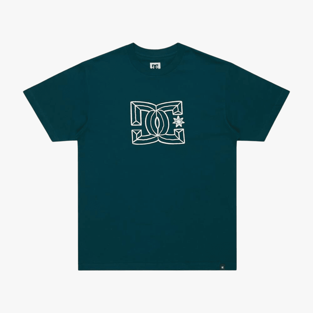 Dc Mens Outline Star Short Sleeve Tee Deep Teal | DC