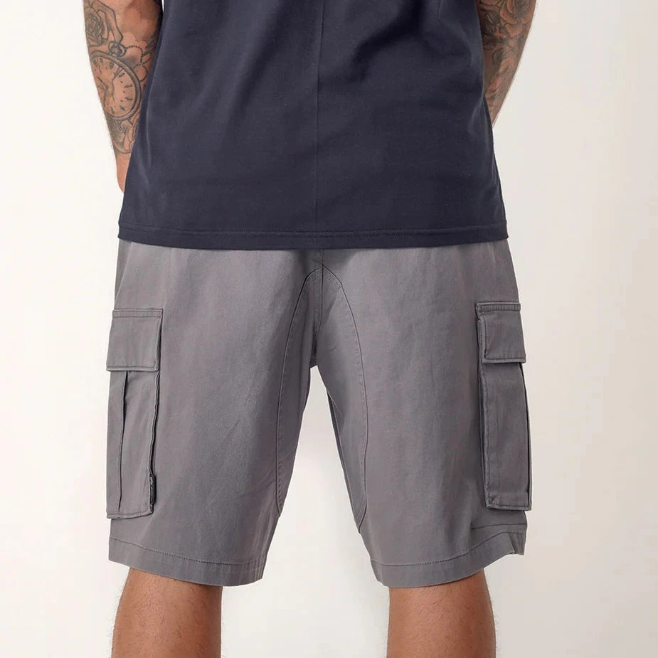 Fox Mens Slambozo 2.0 Cotton Canvas Walkshorts Pewter | Fox