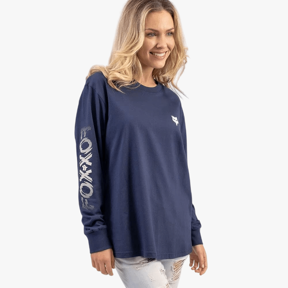 Fox Womens Mixed Energy Long Sleeve Tee Midnight | Fox