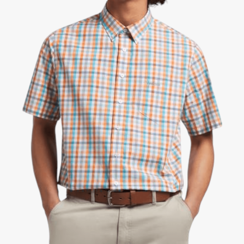 Pringle Mens Hutton Short Sleeve Shirt Multi | Pringle