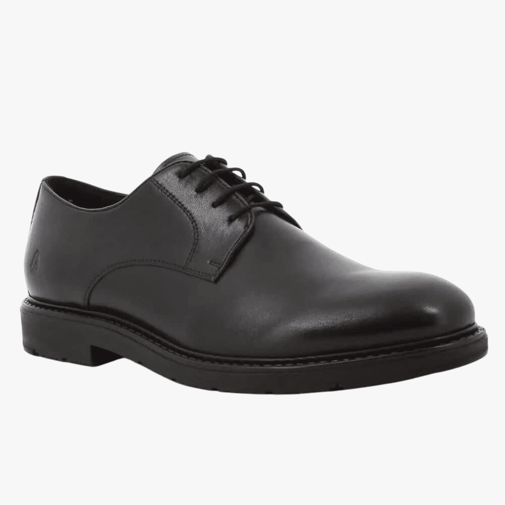 Hush Puppies Mens Talon Cow Leather Shoe Black | Hush Puppies