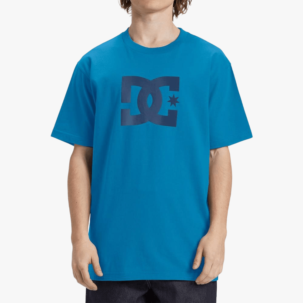 Dc Mens Star Short Sleeve Tee Dark Blue | DC