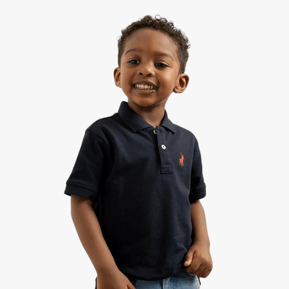 Polo Boys Austin Short Sleeve Golfer Navy Polo