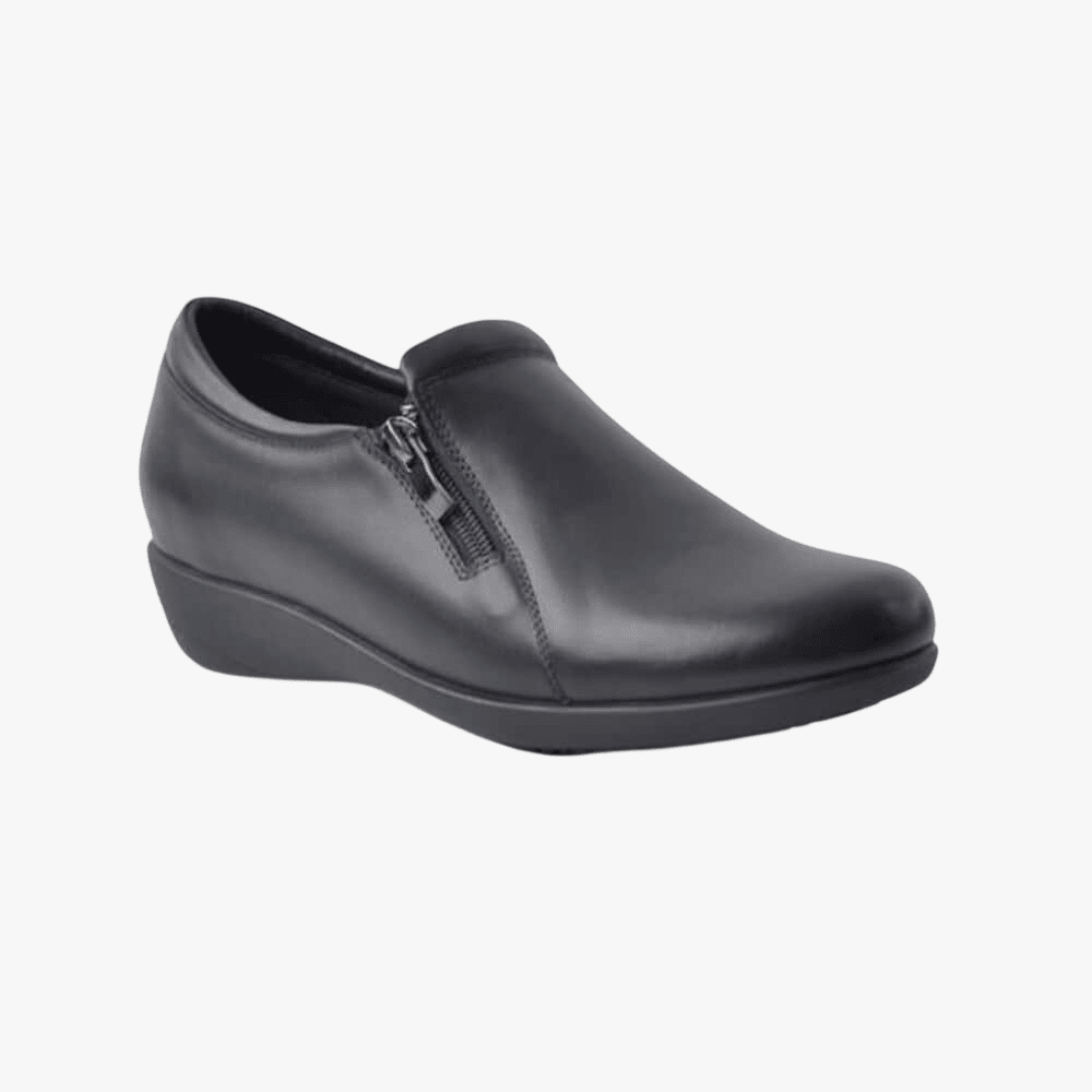 Greencross Womens Slip On Side Zip Navy | Greencross