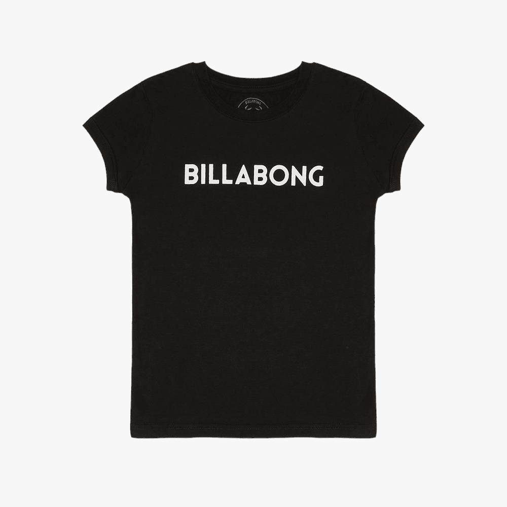 Billabong Girls Dancer Short Sleeve Tee Off Black Billabong