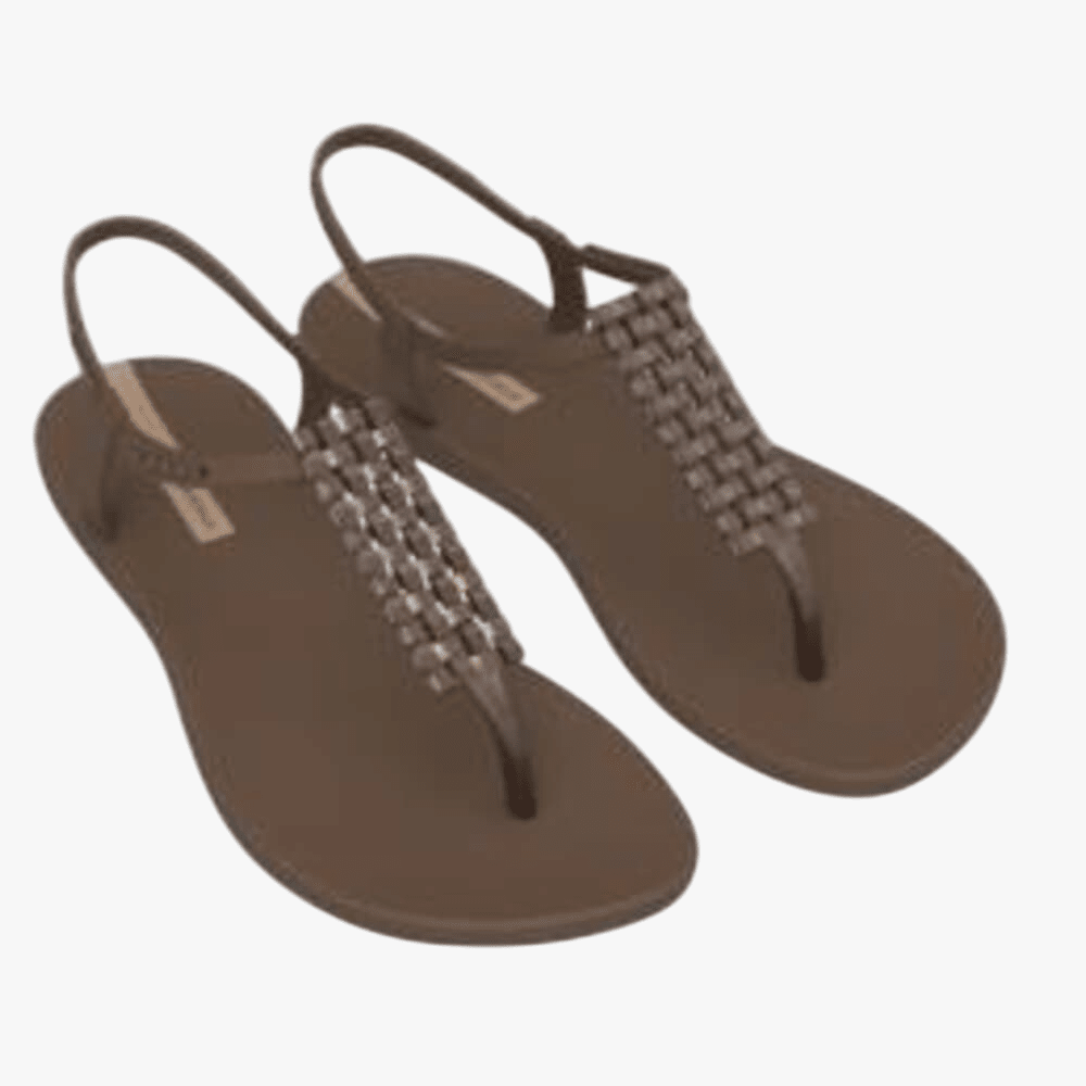 Ipanema Womens Modern Craft Sandal Brown Bronze | Ipanema