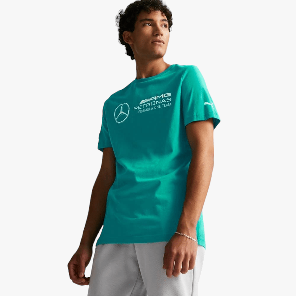 Puma Mens Mapf1 Logo Short Sleeve Tee Spectra Green | Puma