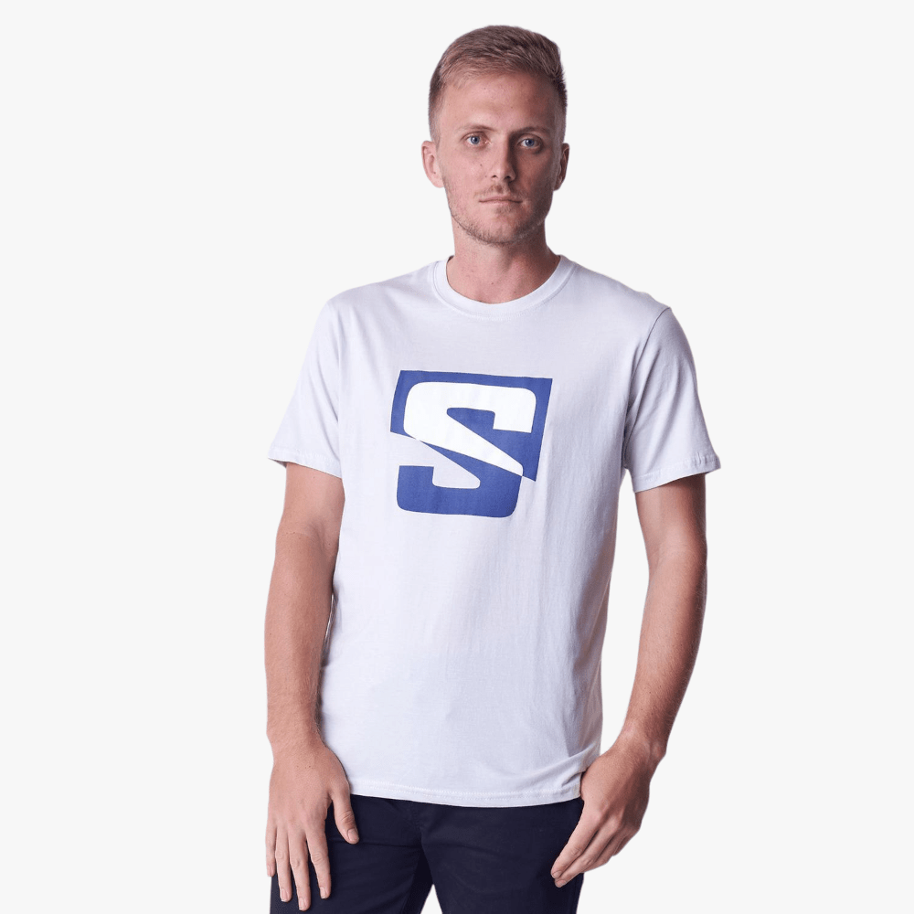 Salomon Mens Half Full Short Sleeve Tee Oyster Mushroom | Salomon