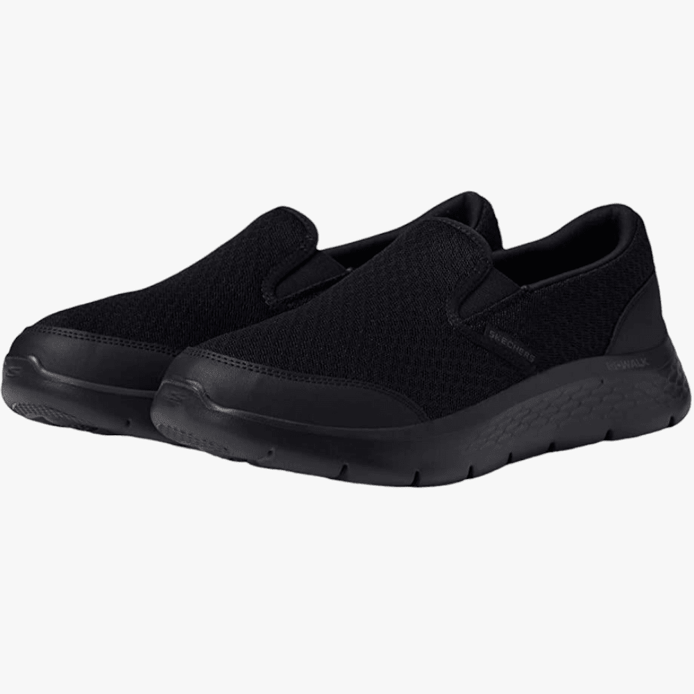 Skechers Mens Go Walk Flex Black Sneaker | Skechers