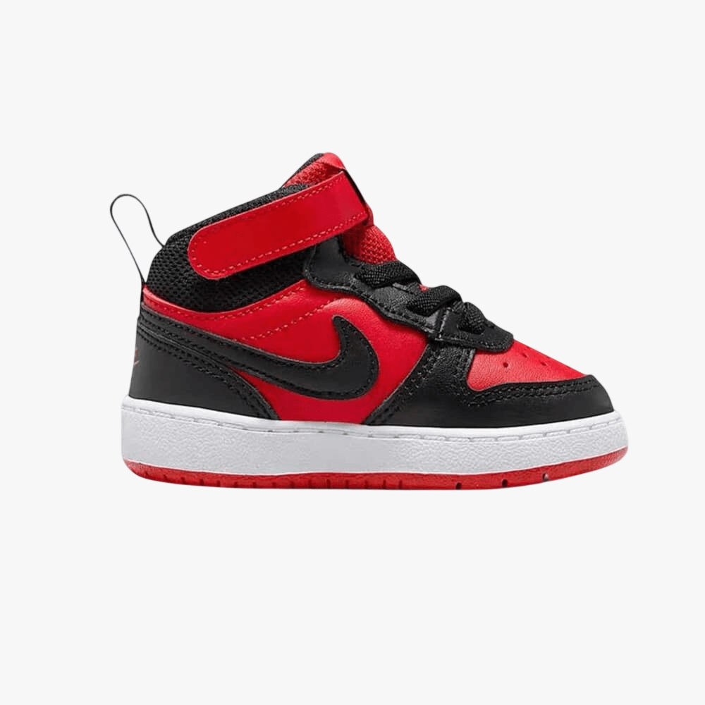 Nike Infant Boys Court Borough Mid 2 Sneaker Red Black | Nike