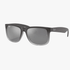 Rayban Justin Grey Frame Sunglass Grey Gradiant Lens Rayban