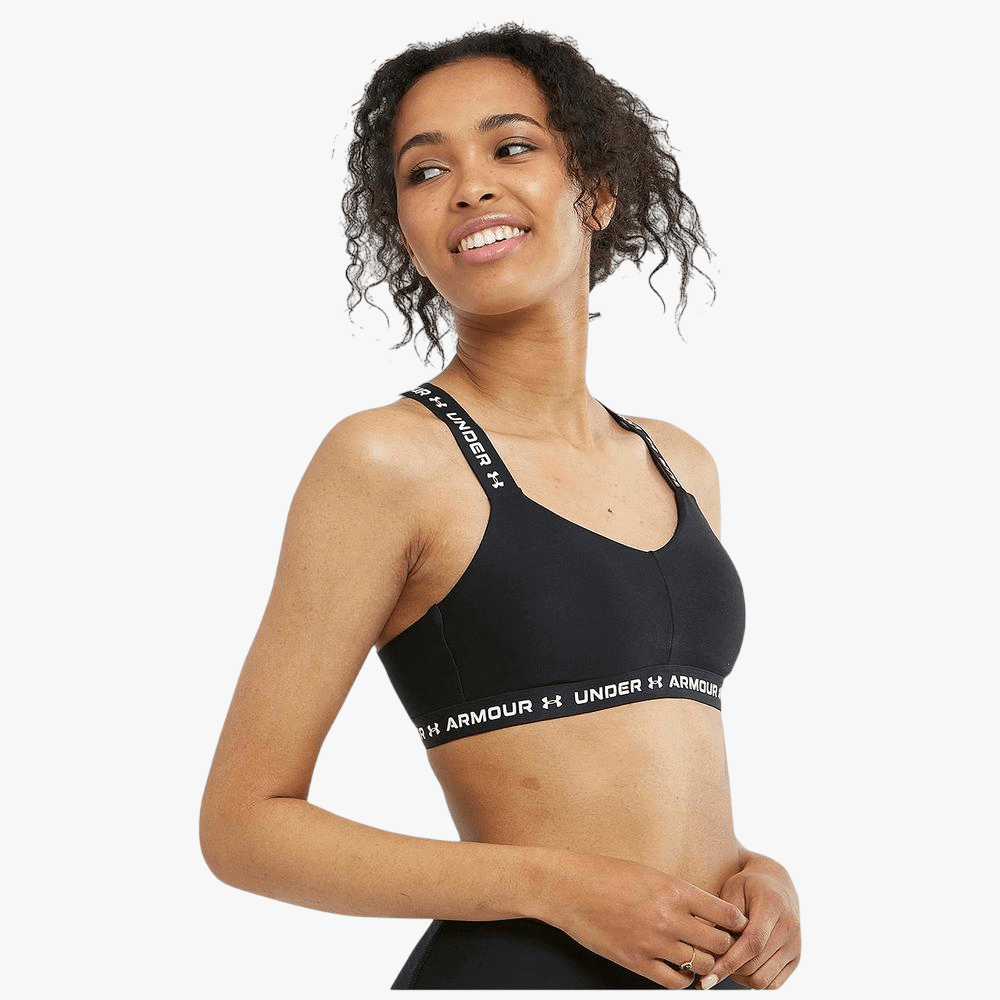 Under Armour Womens Crossback Low Training Bra 001 Black | Under Armour