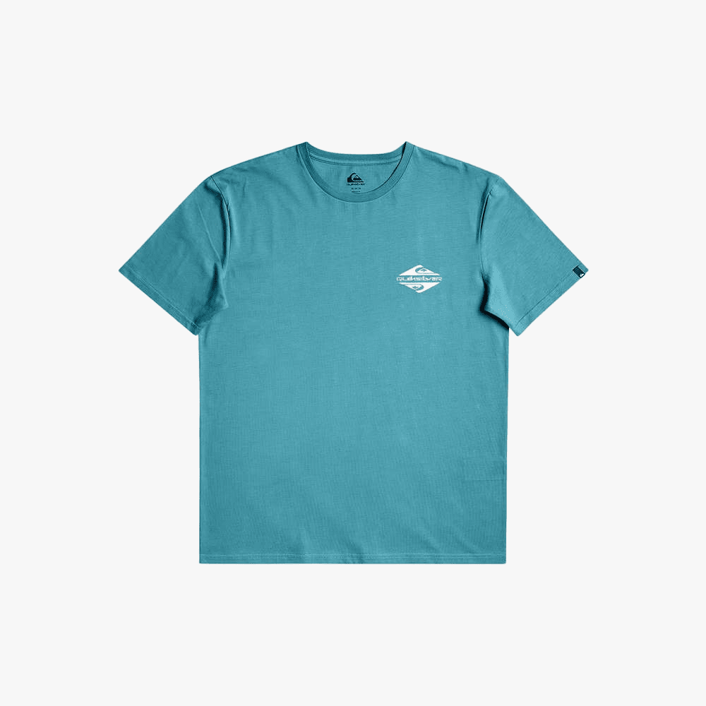 Quiksilver Mens Flaming Diamond Short Sleeve Tee Brit Blue | Quiksilver