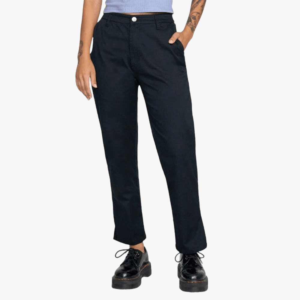 Rvca Womens Weekend Stretch Pants Black | Rvca