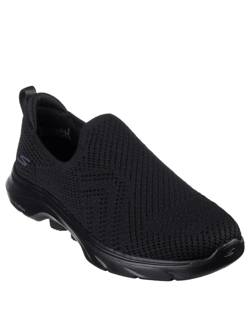 Skechers Womens Go Walk 7 Black Black