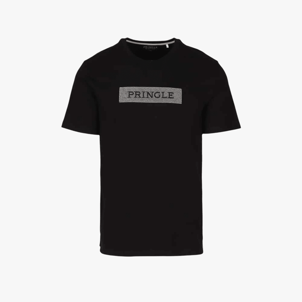 Pringle Mens Roy Embroid Tee Black | Pringle