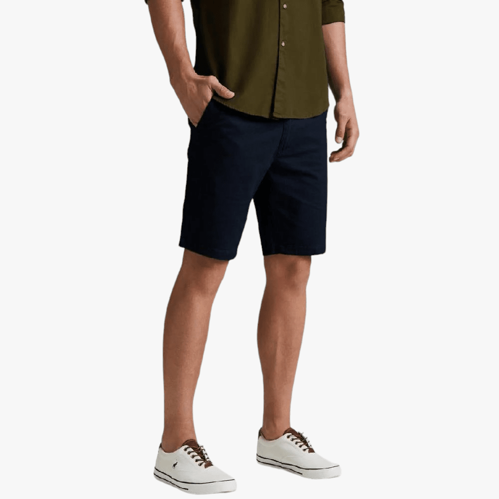 Polo Mens Ezra Perfect Chino Shorts Navy Polo