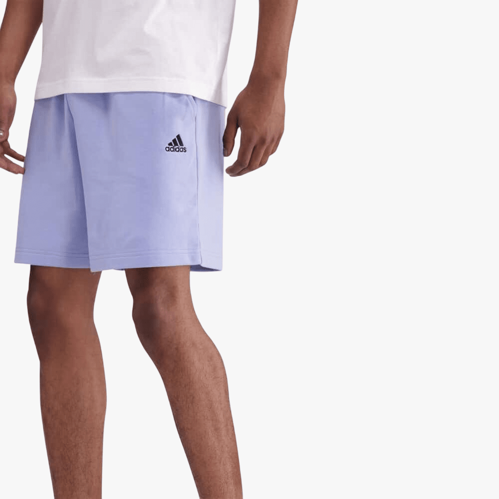 Adidas Mens Small Logo Chelsea Short Blue Suede | Adidas
