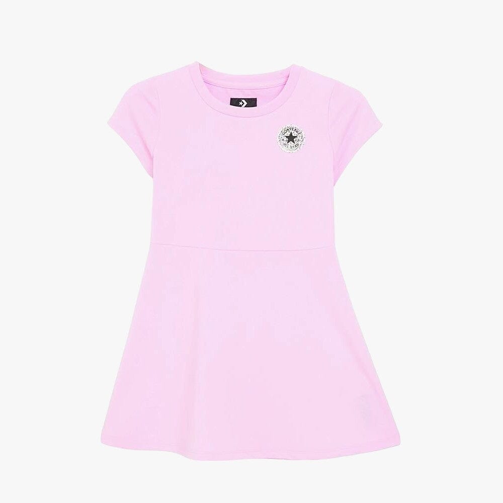 Converse Girls Shine Side Twist Dress Beyond Pink | Converse
