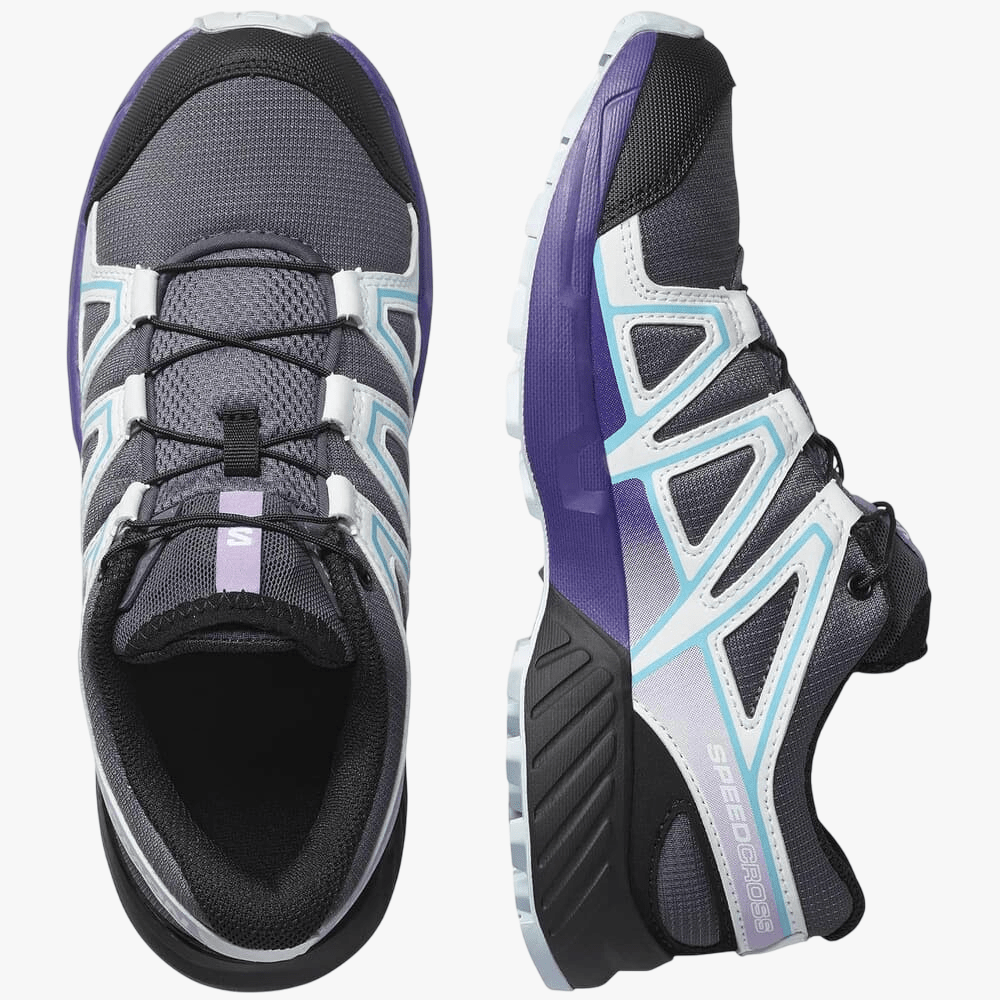 Salomon Kids Speedcross Peak Trail Sneaker Turbulence Ballad Blue Liberty | Salomon
