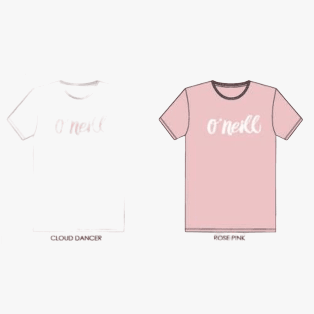 Oneill Girls Aloha Short Sleeve Tee Peach | Oneill