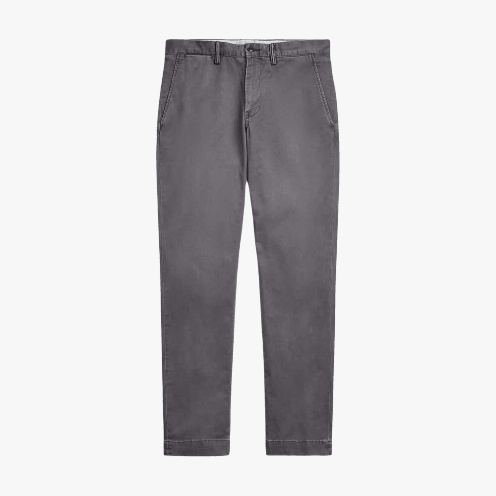 Polo Mens Classic Slim Leg Chino Charcoal | Polo