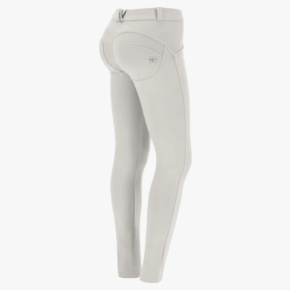 Freddy Ladies Regular Waist Long Length Cotton Pant Moonbeam | Freddy