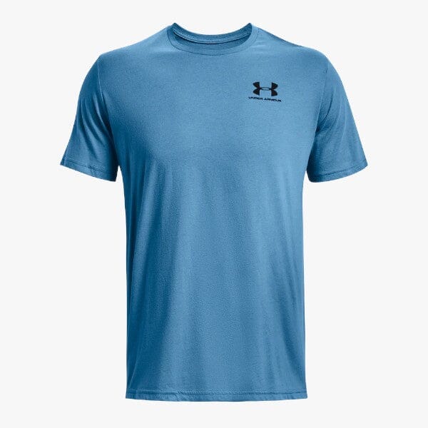 Under Armour Boys Sport style Left Chest Short Sleeve Tee 466 Blue | Under Armour