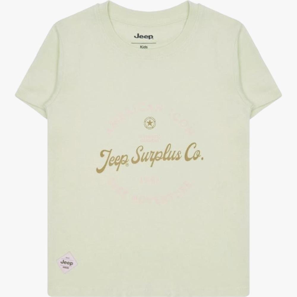 Jeep Girls Graphic Short Sleeve Tee Aloe Gel | Jeep