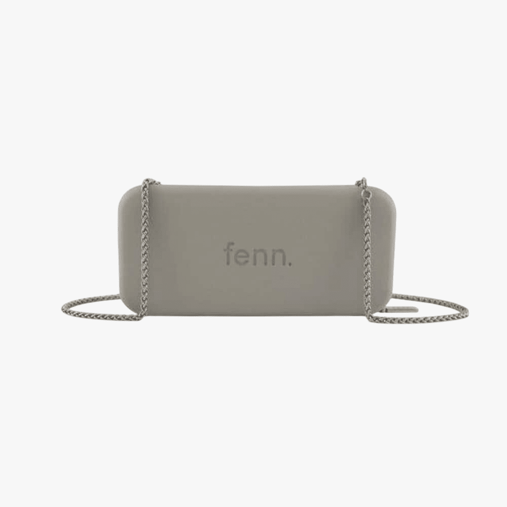 Fenn Grey Wallet Grey Handle With Chain And Card | Fenn