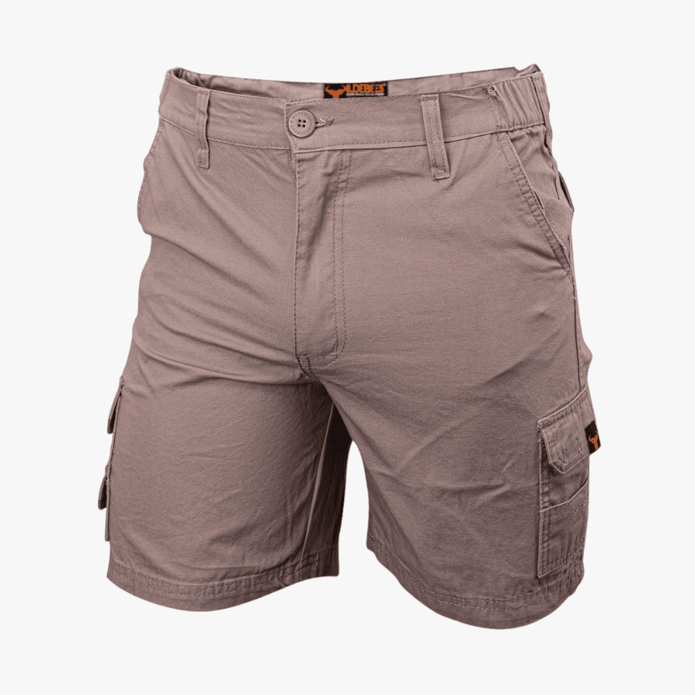 Wildebees Mens Semi Elasticated Walk Short Khaki Wildebees
