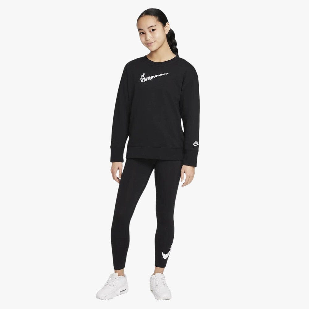 Nike Girls Terry Sweater Black Nike