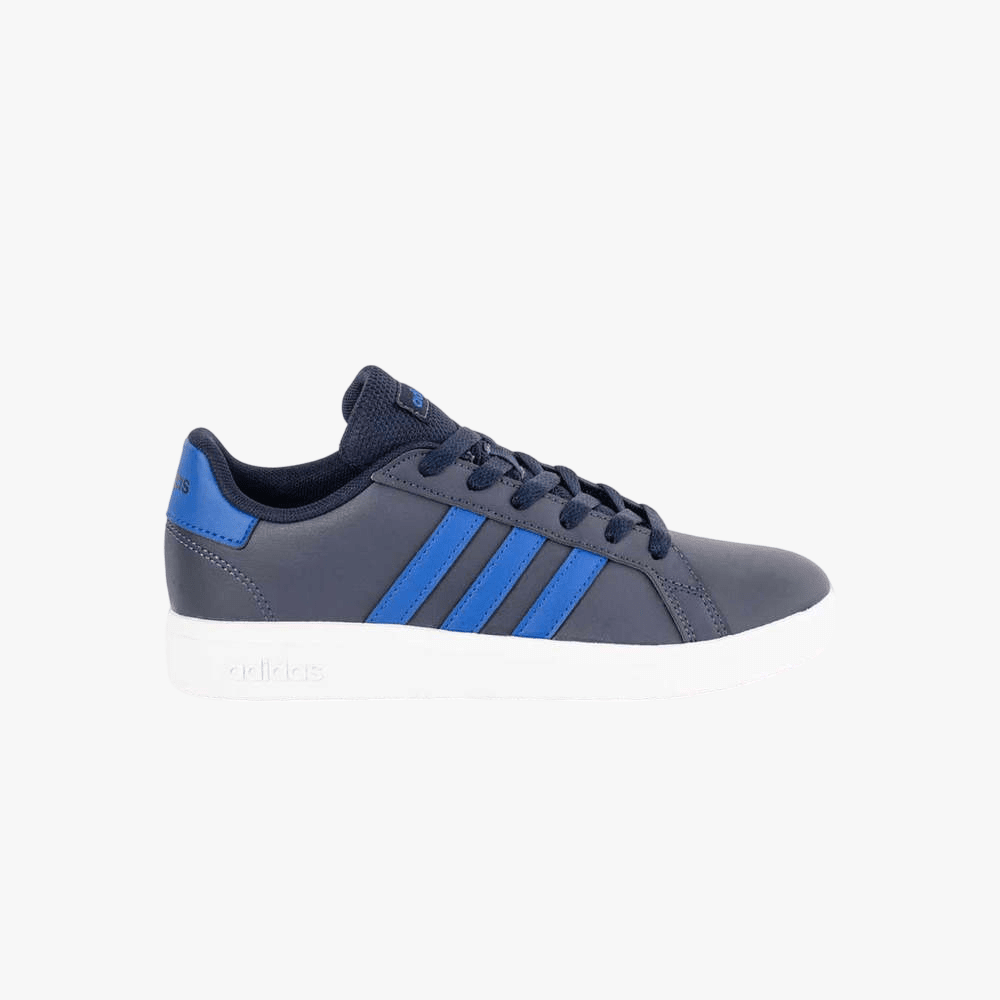 adidas gazelle silver green womens adidas Kids' Grand Court Lifestyle Tennis Lace-up Shoes