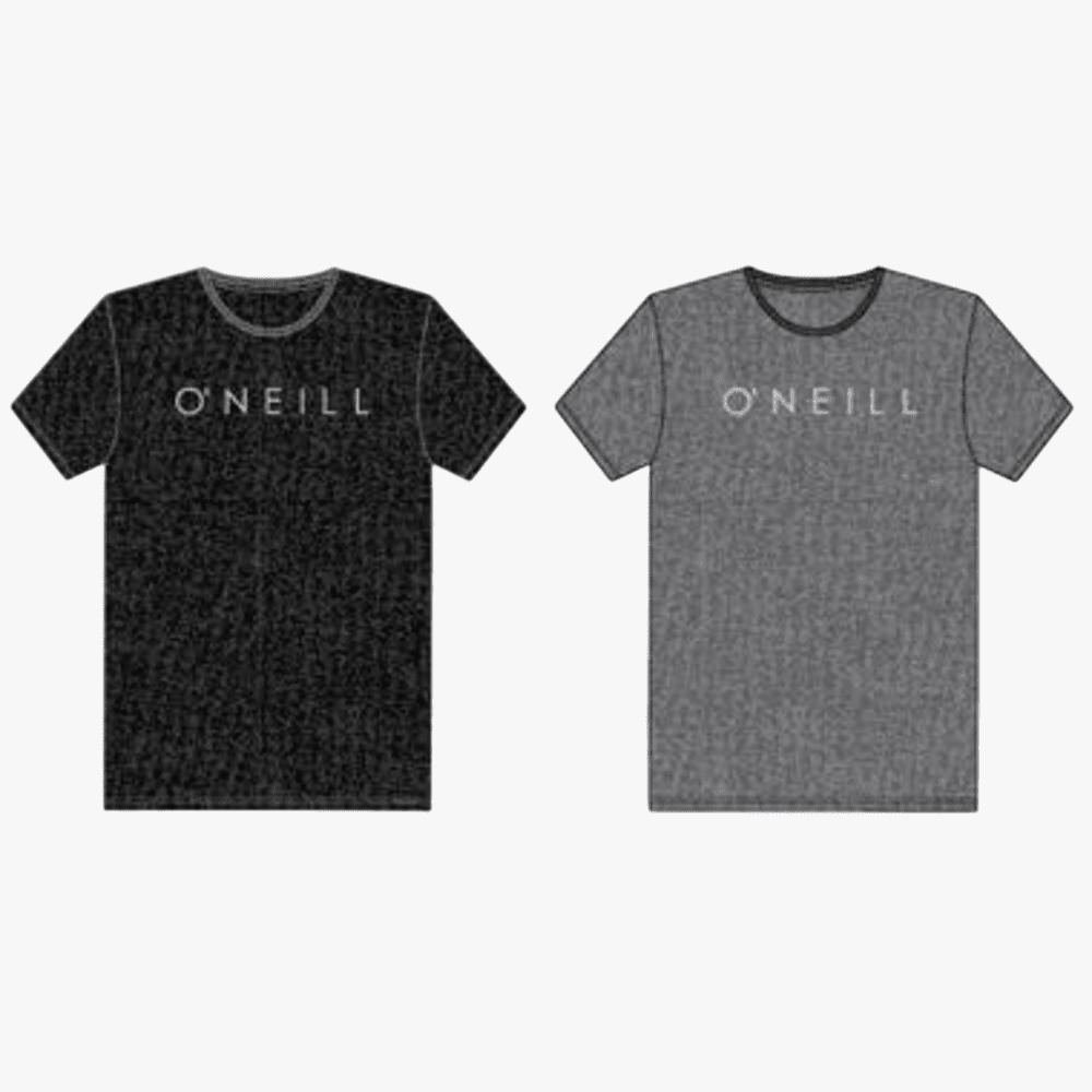 Oneill Womens Logo Short Sleeve Tee Charcoal Mel | Oneill