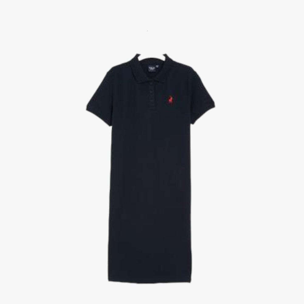 Polo Girls Classic Short Sleeve Golfer Dress Navy Polo