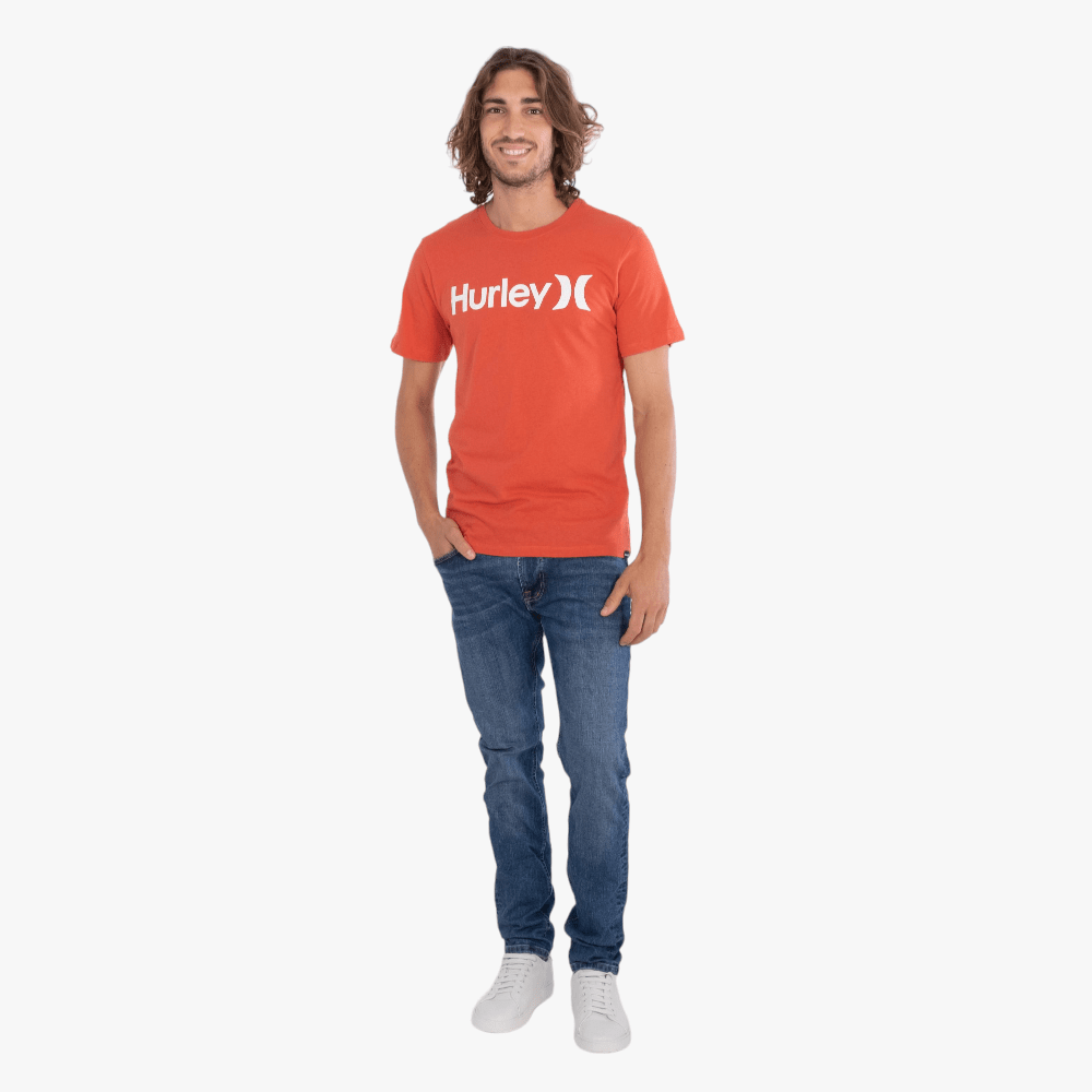 Hurley Mens Evd Was Oao Solid Short Sleeve Tee H887 Martian Sunrise | Hurley
