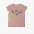 Wildebees Womens Fancy Skull Tee Cameo | Wildebees