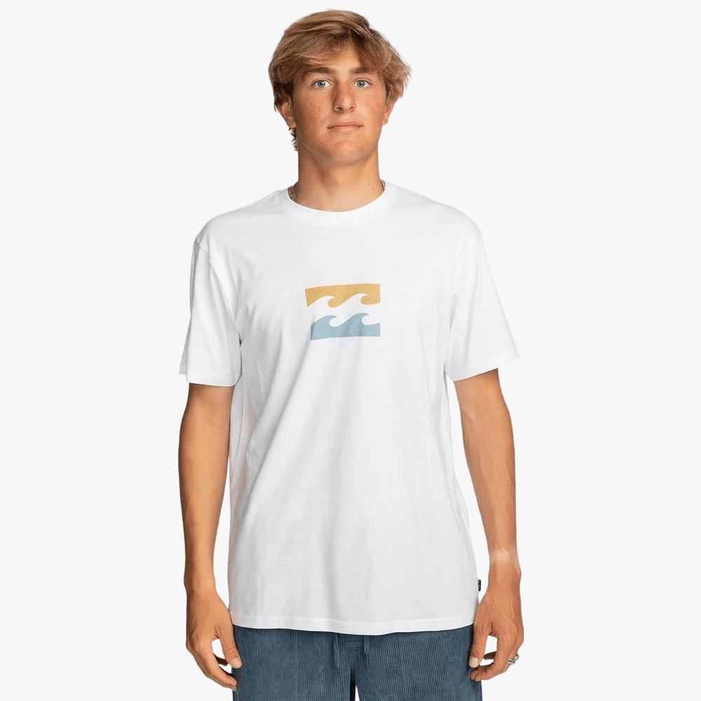 Billabong Mens Team Wave Short Sleeve Tee White | Billabong