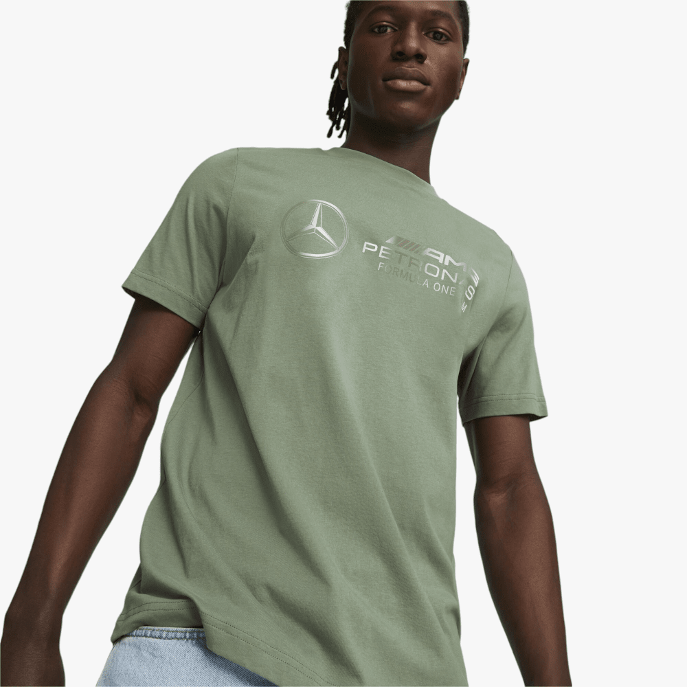 Puma Mens Mapf1 Logo Short Sleeve Tee Eucalyptus | Puma