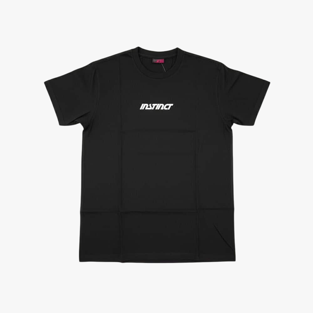 Instinct Mens Small Middle Chest Logo Tee Black